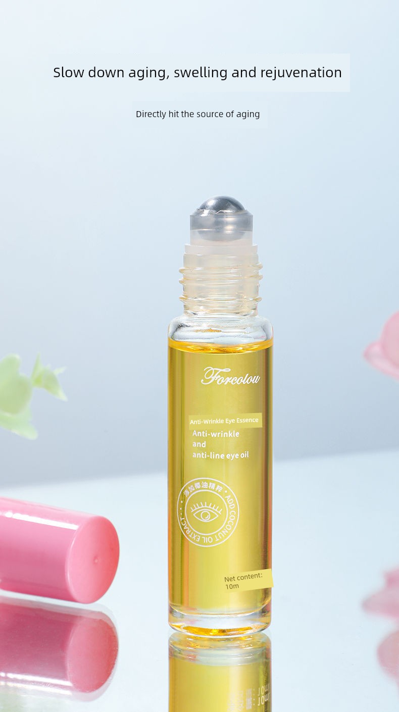 Forcolour Anti-Wrinkle Light Lines Eye Essence Oil Nourishing and Firming Eye Essence Fade Eye Cream Tea-Seed Oil 3 Years