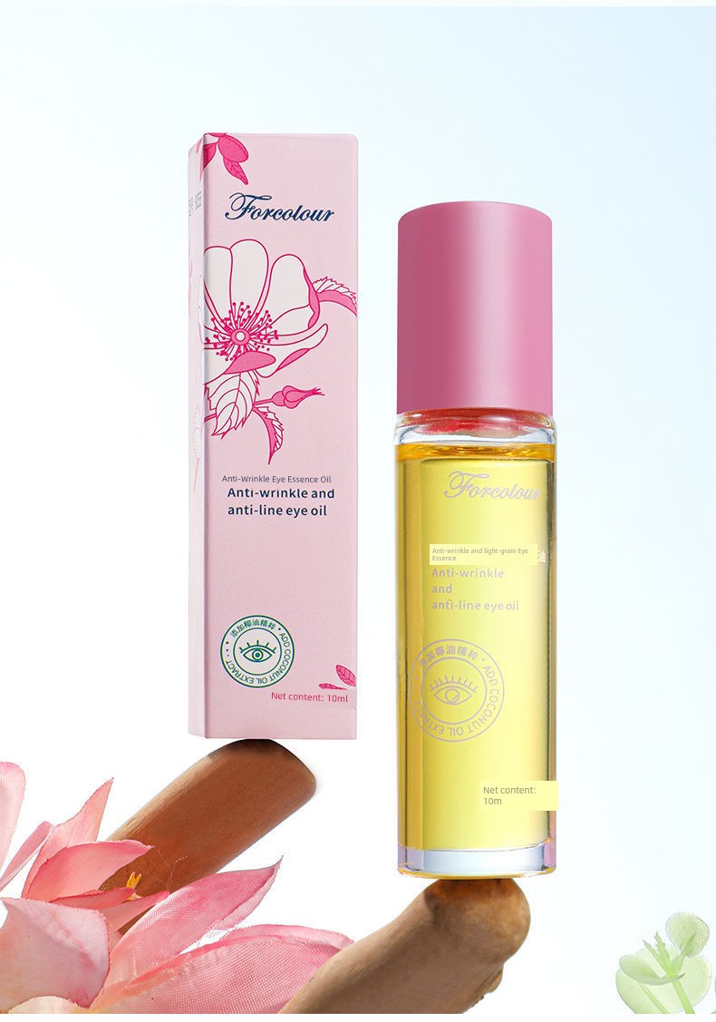 Forcolour Anti-Wrinkle Light Lines Eye Essence Oil Nourishing and Firming Eye Essence Fade Eye Cream Tea-Seed Oil 3 Years