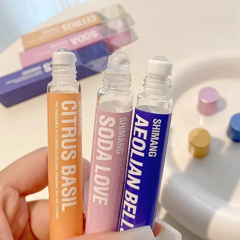 Unisex Roller Perfume Charm Antiperspirant Body Liquid Fresh Natural Long-lasting Fragrance New Natural Plant Portable Fragrance