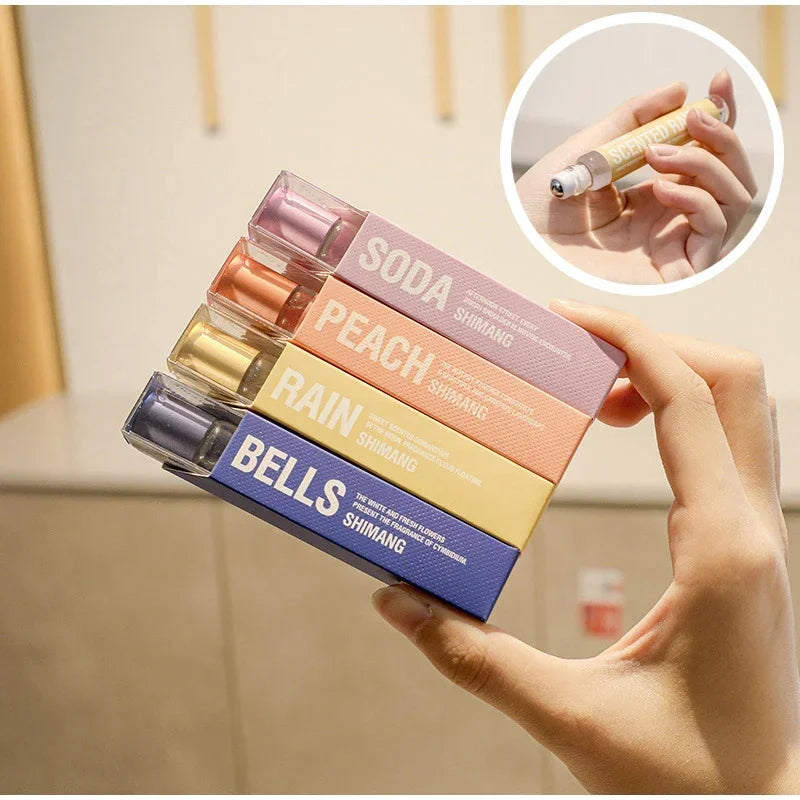 Unisex Roller Perfume Charm Antiperspirant Body Liquid Fresh Natural Long-lasting Fragrance New Natural Plant Portable Fragrance