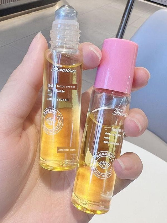 Forcolour Anti-Wrinkle Light Lines Eye Essence Oil Nourishing and Firming Eye Essence Fade Eye Cream Tea-Seed Oil 3 Years