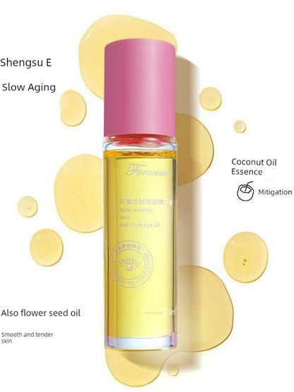 Forcolour Anti-Wrinkle Light Lines Eye Essence Oil Nourishing and Firming Eye Essence Fade Eye Cream Tea-Seed Oil 3 Years